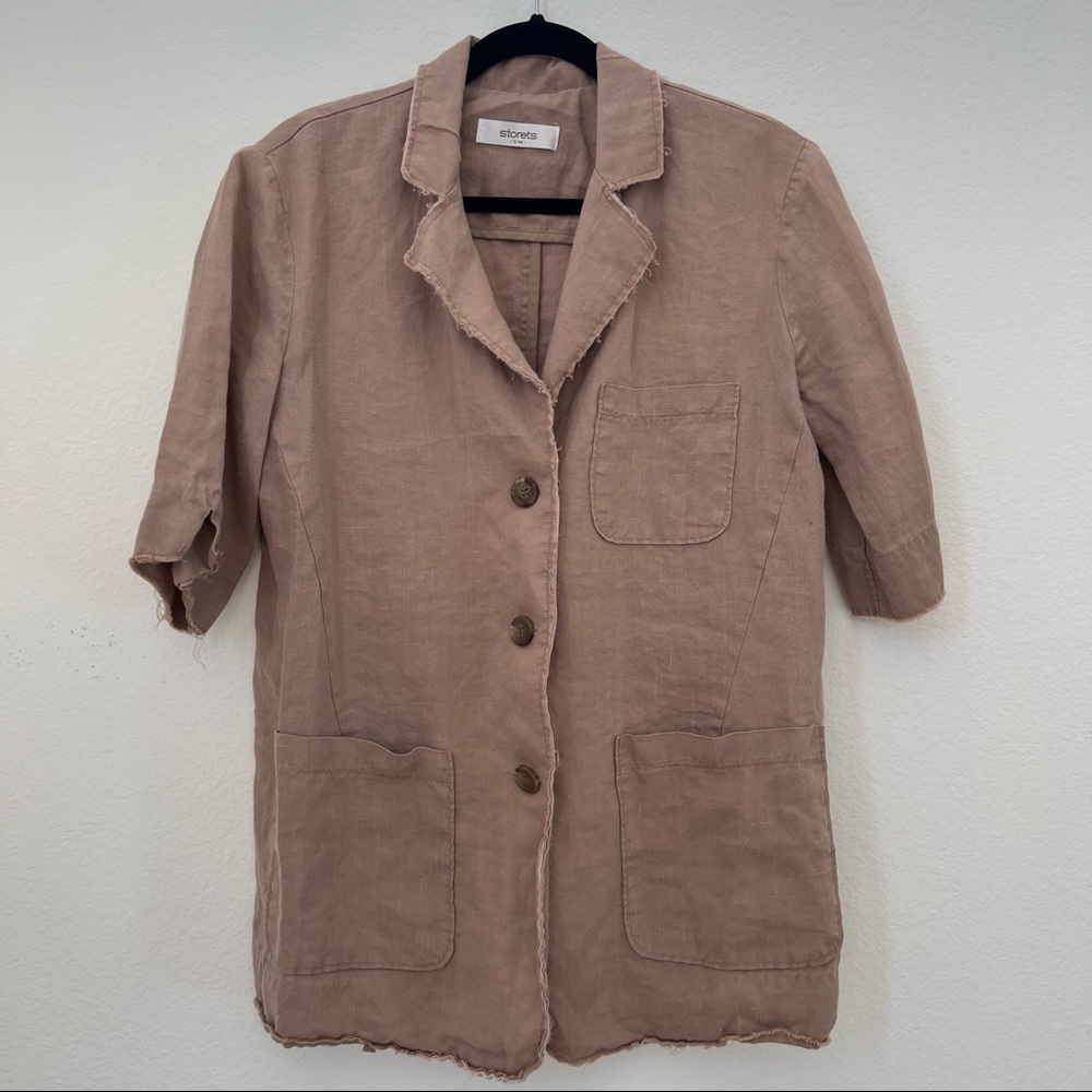 Storets linen jacket dress top